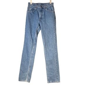 Vintage Levi's Orange Tag High Waisted Medium Wash Straight /Taper Leg 30 W 32 L